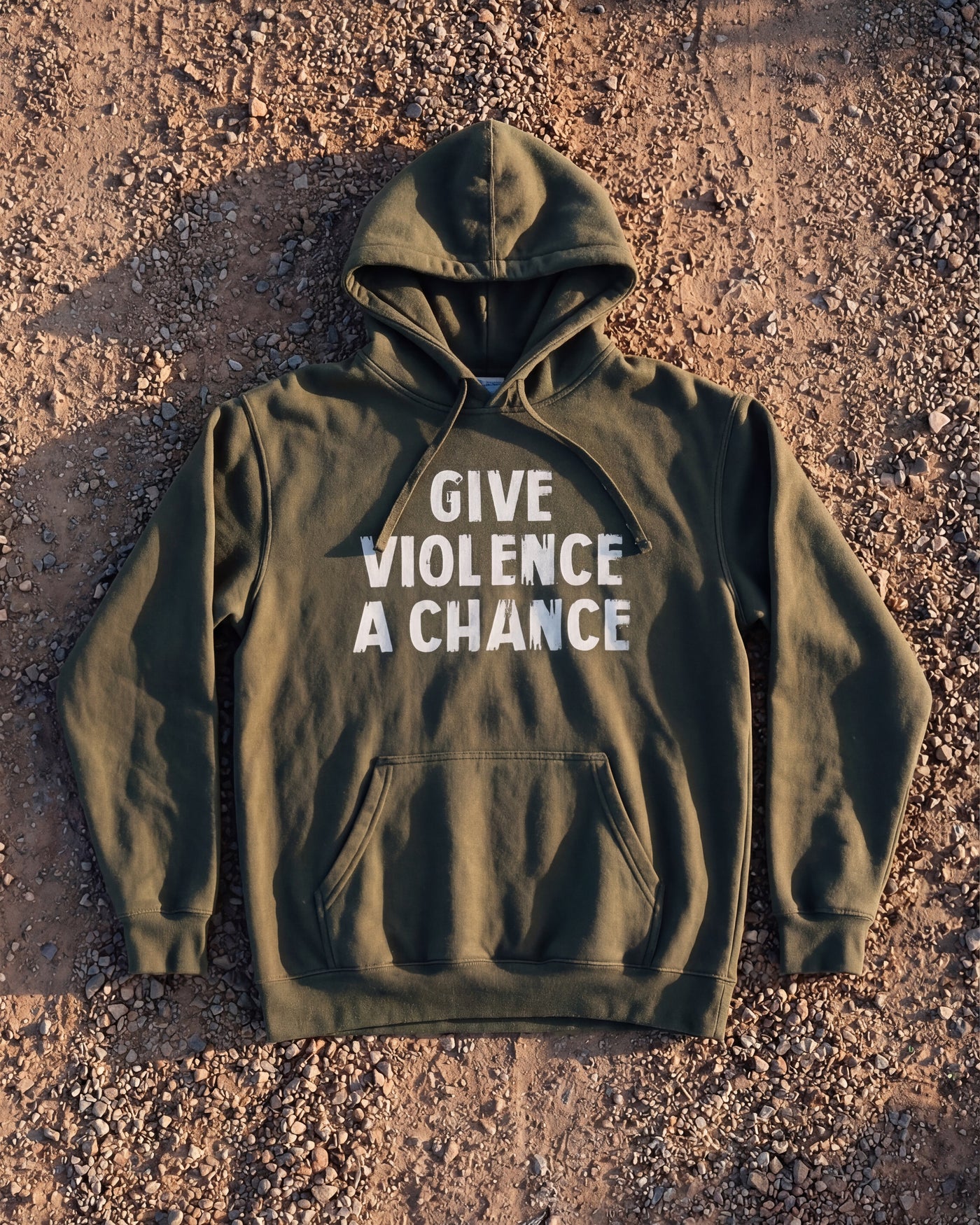 Lions Not Sheep "Give Violence A Chance" Softstyle Fleece Hoodie