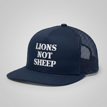 Lions Not Sheep "OG" 5 Panel Trucker Hat - Dark Version Old