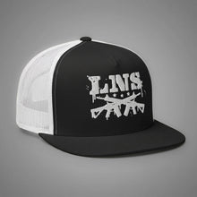 Lions Not Sheep "AR-15" 5 Panel Trucker Hat - Dark Version