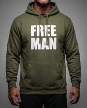 Lions Not Sheep "Free Man" Softstyle Fleece Hoodie
