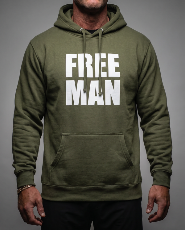 Lions Not Sheep "Free Man" Softstyle Fleece Hoodie