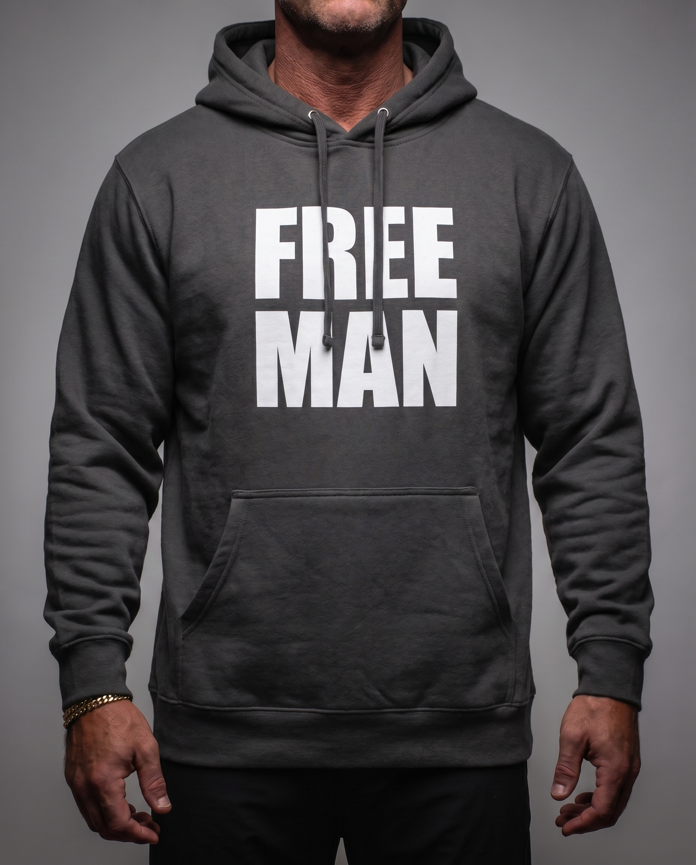 Lions Not Sheep "Free Man" Softstyle Fleece Hoodie