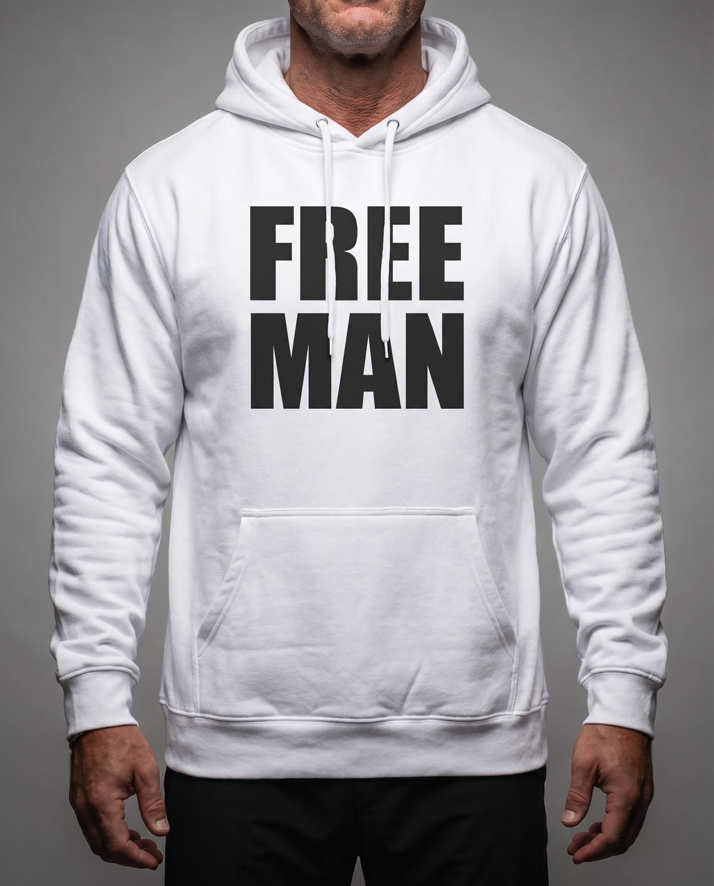 Lions Not Sheep "Free Man" Softstyle Fleece Hoodie