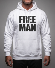Lions Not Sheep "Free Man" Softstyle Fleece Hoodie