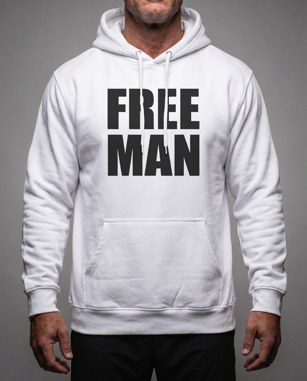Lions Not Sheep "Free Man" Softstyle Fleece Hoodie