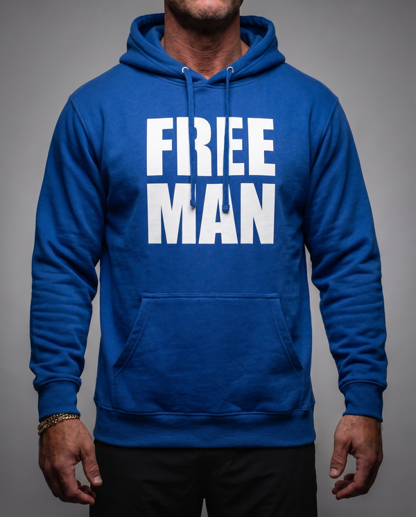 Lions Not Sheep "Free Man" Softstyle Fleece Hoodie