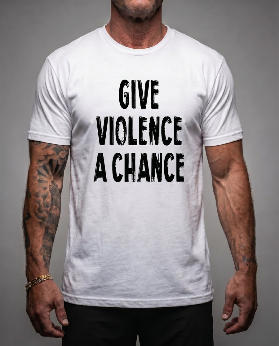 Lions Not Sheep "Give Violence A Chance" Tee