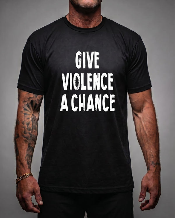 Lions Not Sheep "Give Violence A Chance" Tee