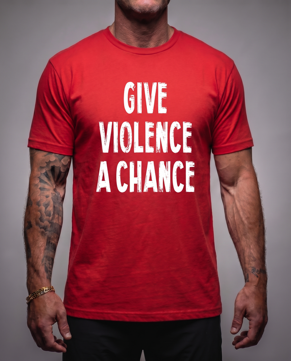 Lions Not Sheep "Give Violence A Chance" Tee