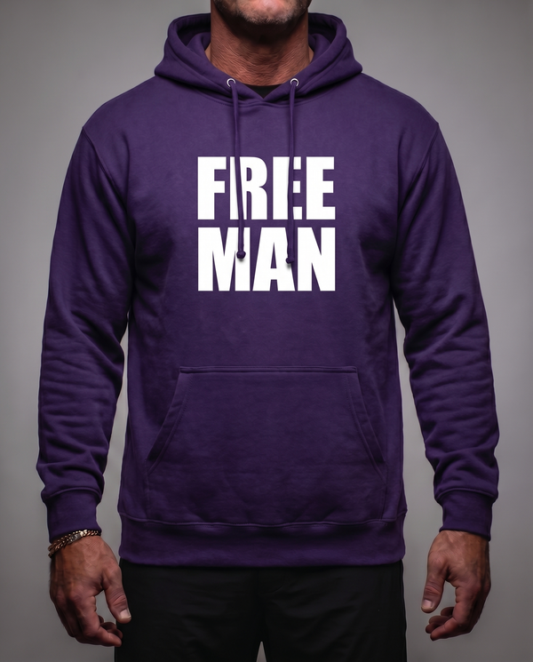 Lions Not Sheep "Free Man" Softstyle Fleece Hoodie