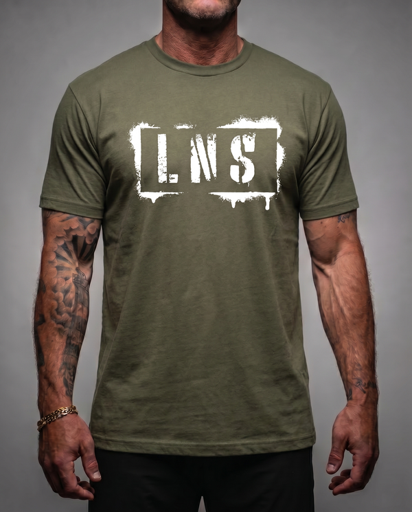 Lions Not Sheep “Spray Paint Graffiti” Tee