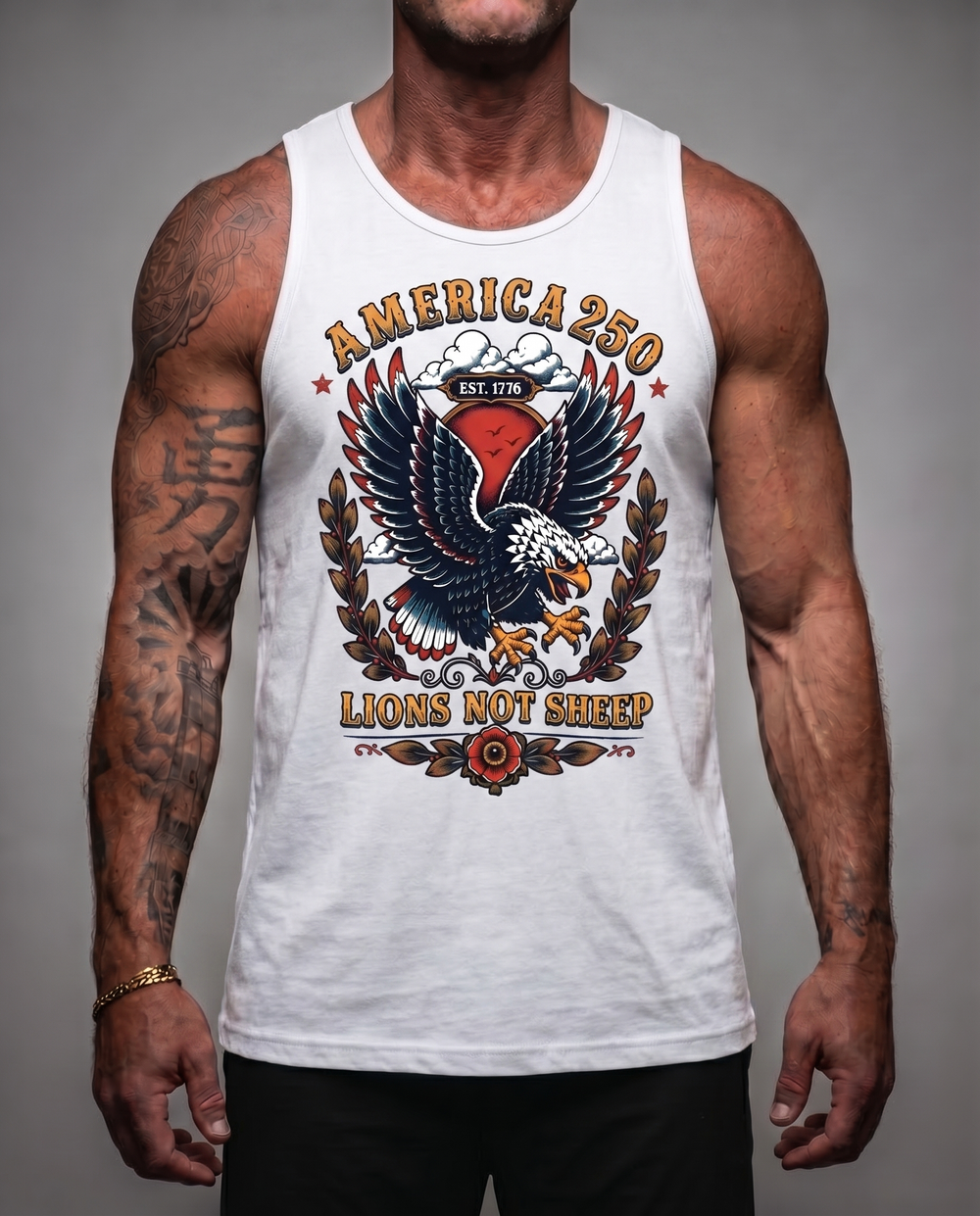 Lions Not Sheep "America 250" Tank