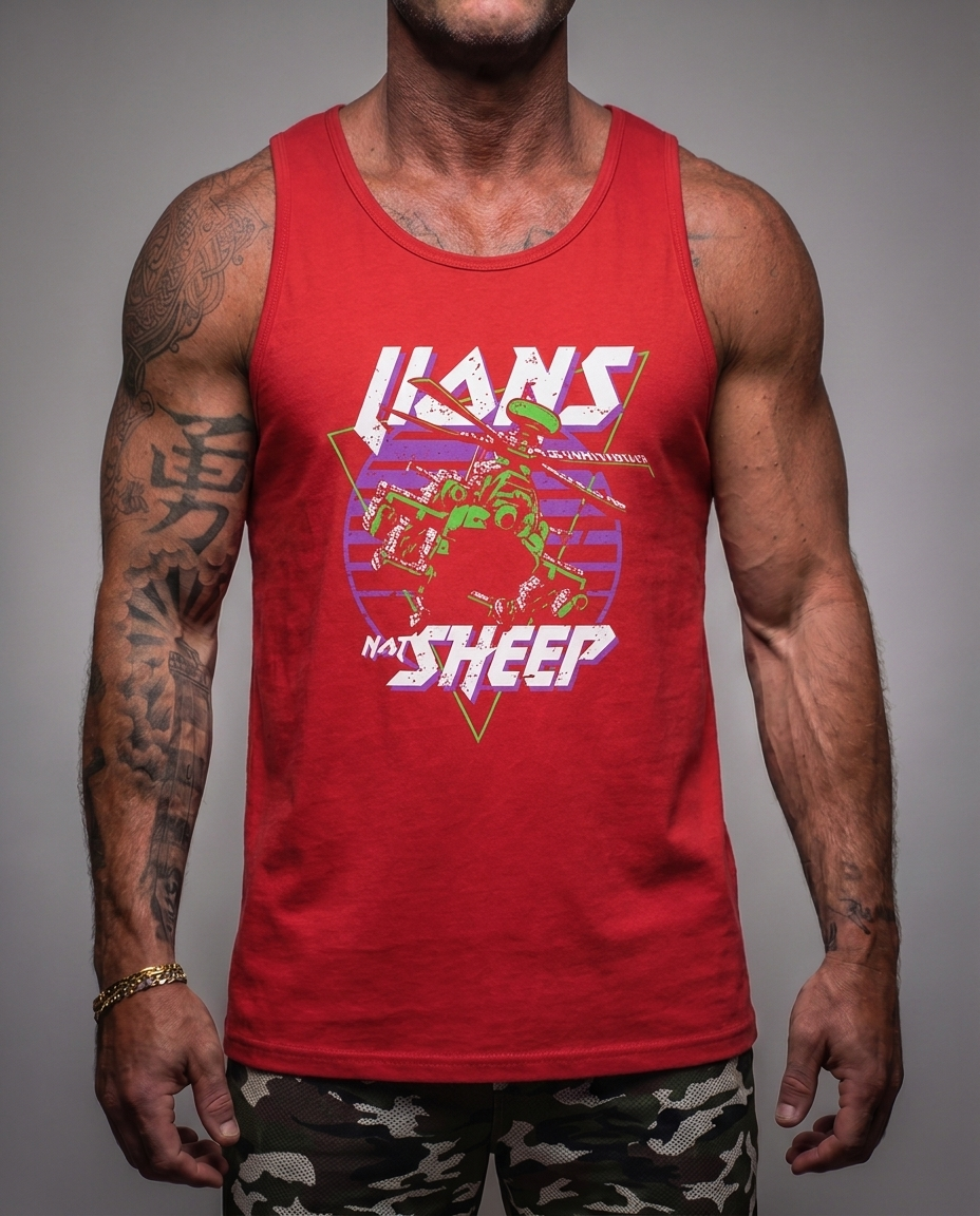 Lions Not Sheep "Retro Chopper" Tank