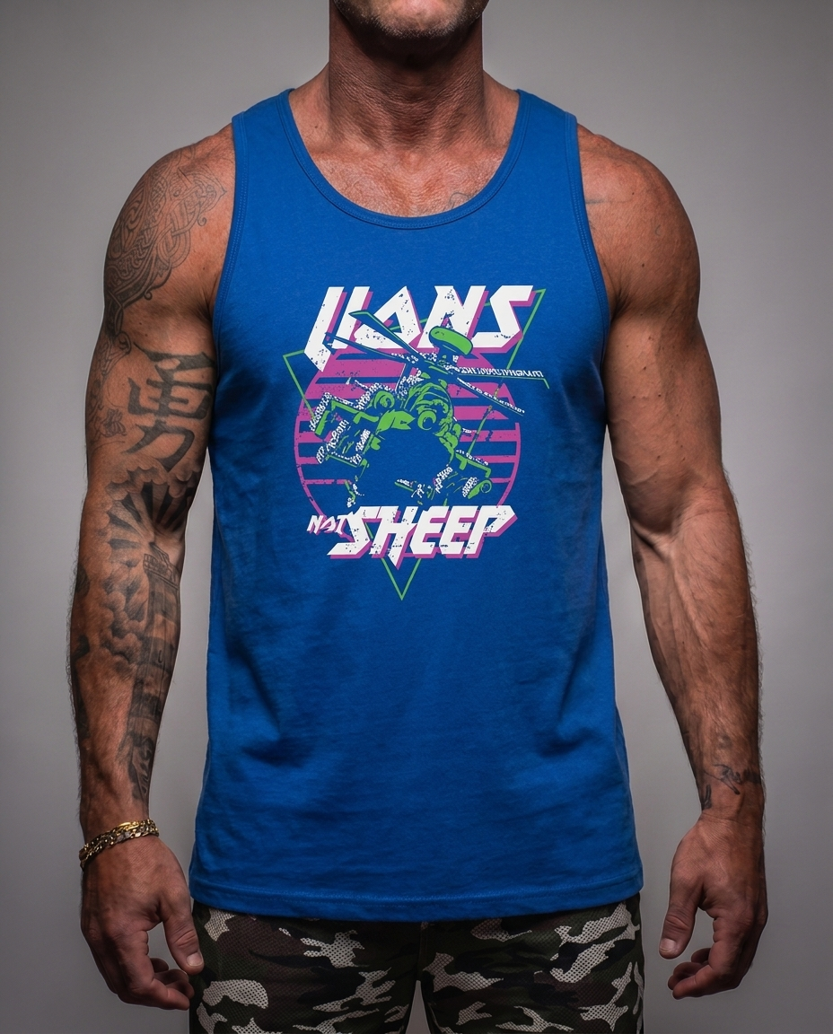 Lions Not Sheep "Retro Chopper" Tank