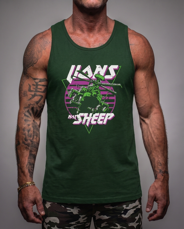 Lions Not Sheep "Retro Chopper" Tank