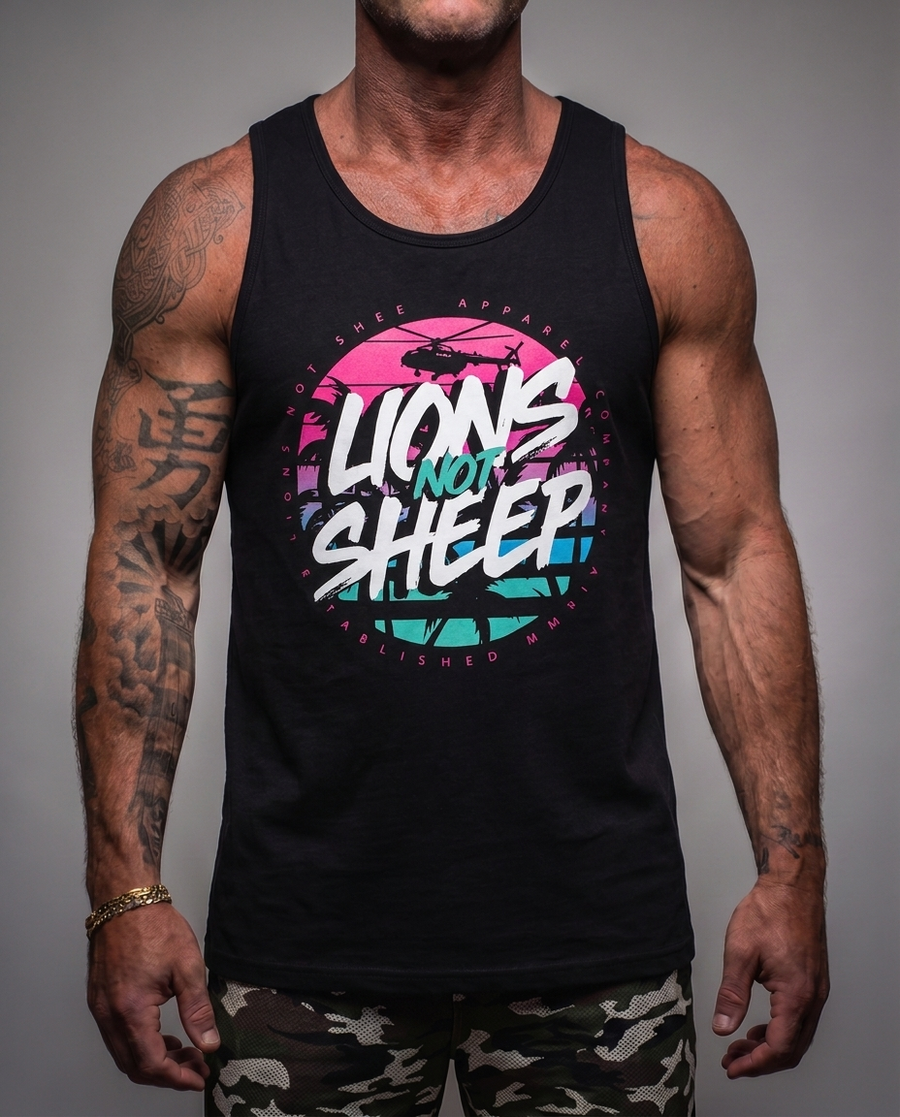 Lions Not Sheep "Miami Vice" Tank