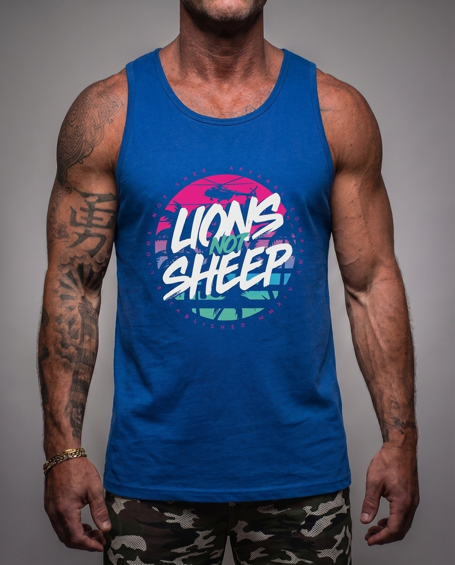 Lions Not Sheep "Miami Vice" Tank