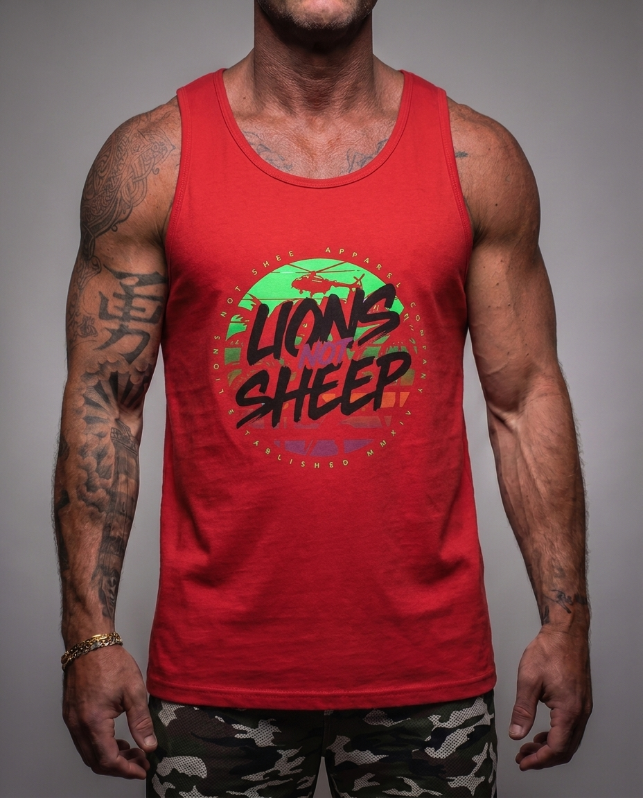 Lions Not Sheep "Miami Vice" Tank