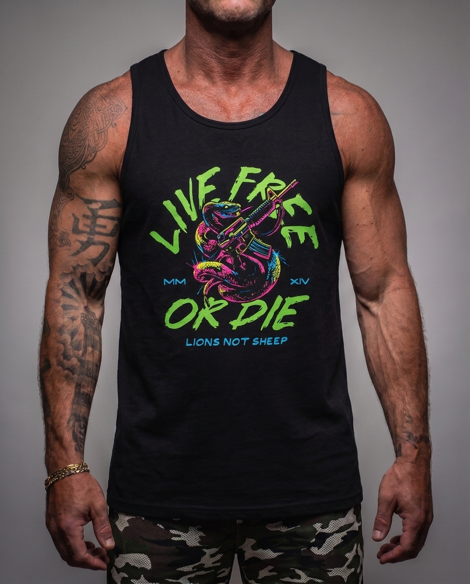 Lions Not Sheep "Live Free or Die" Tank