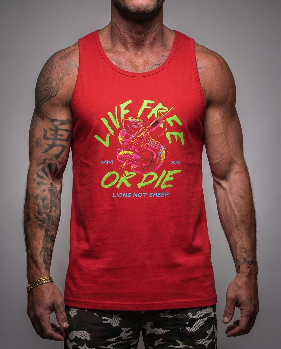 Lions Not Sheep "Live Free or Die" Tank