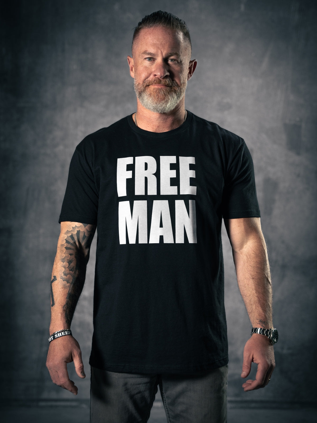 Lions Not Sheep &quot;Free Man&quot; Tee