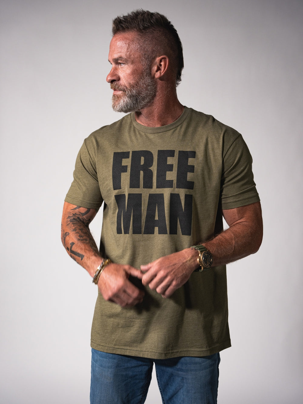 Lions Not Sheep "Free Man" Tee