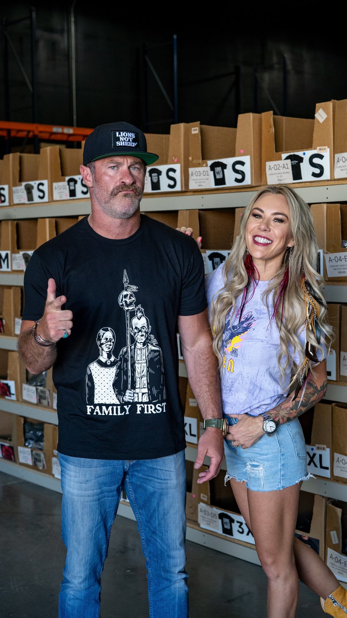 Lions Not Sheep “Family First” Tee - Lions Not Sheep ®