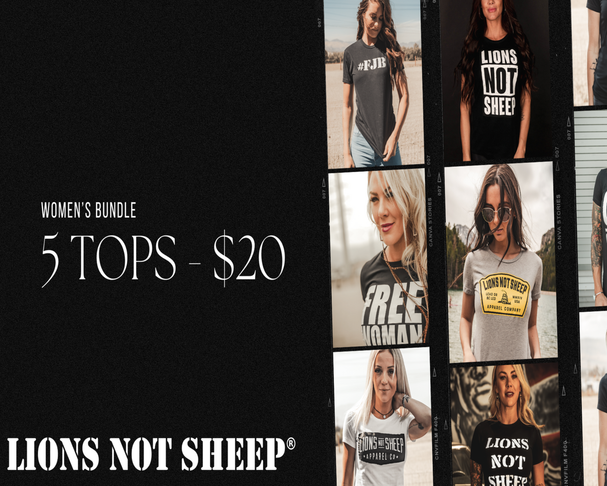 Women&#39;s Mystery 5 Pack - Lions Not Sheep ®
