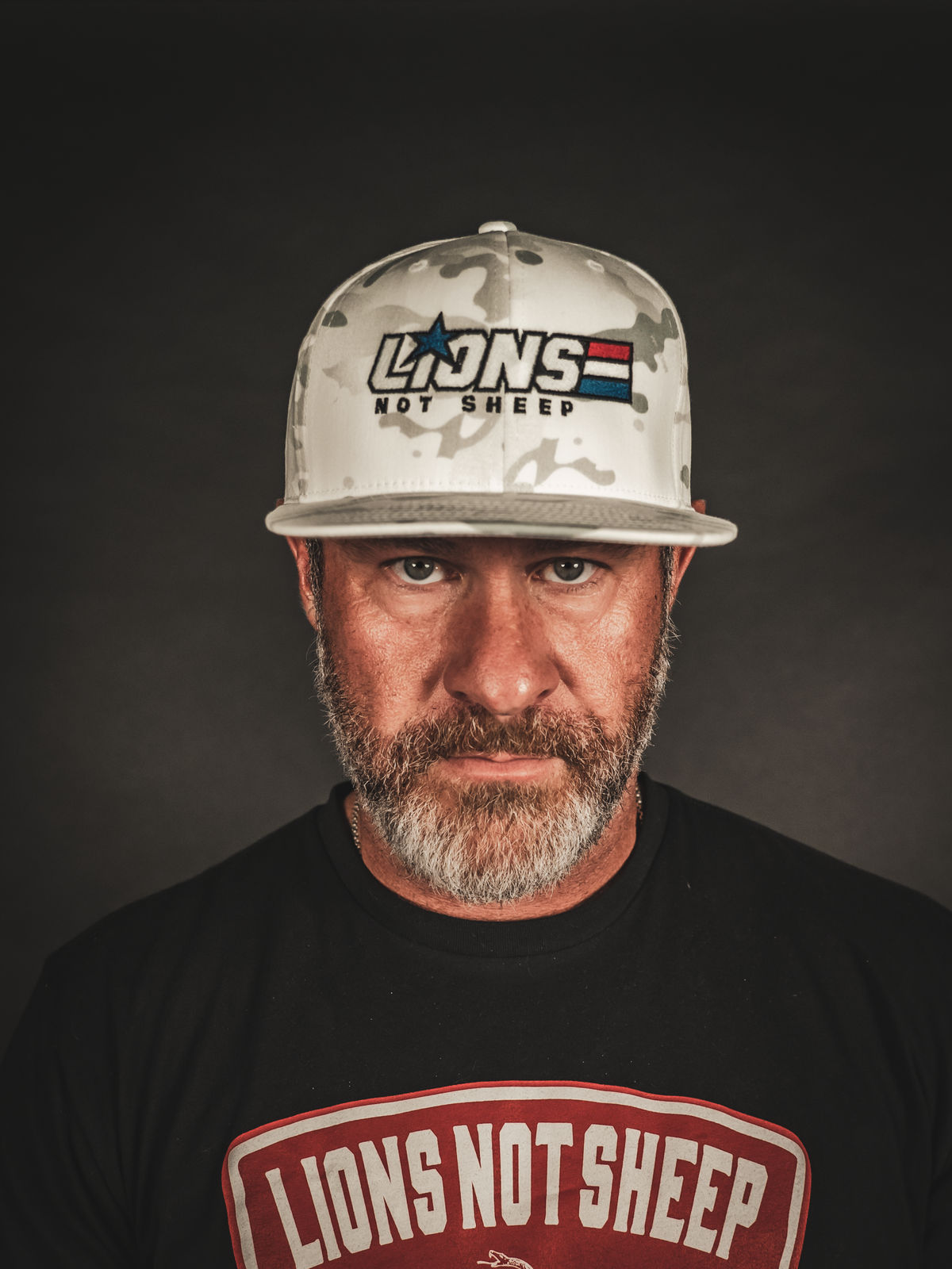 AMERICAN HERO WHITE CAMO Hat - Lions Not Sheep ®