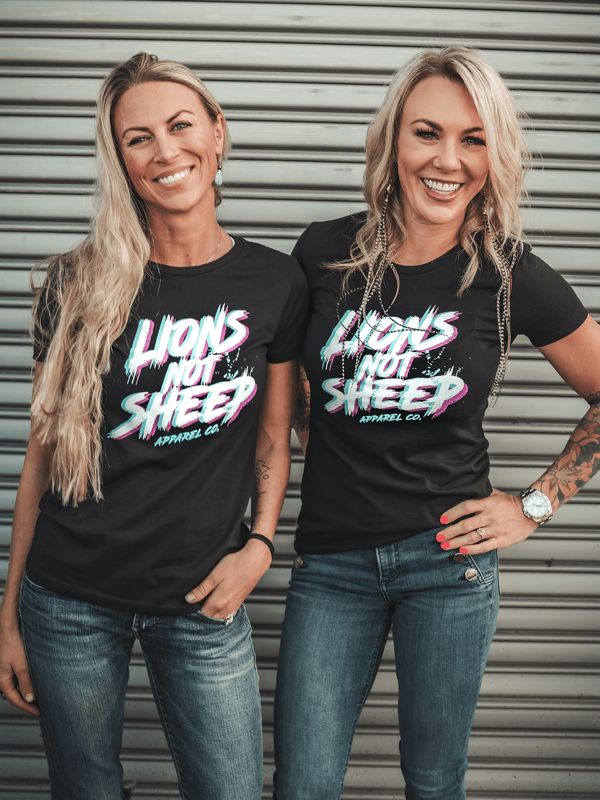Lions Not Sheep OG Race Womens Tee - Lions Not Sheep ®