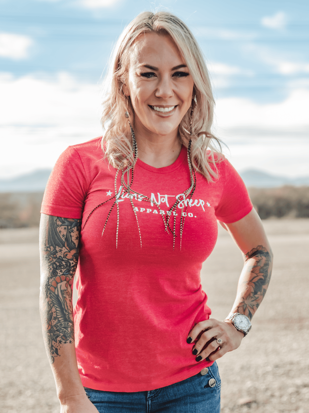 LIONS NOT SHEEP APPAREL CO. Womens Tee - Lions Not Sheep ®