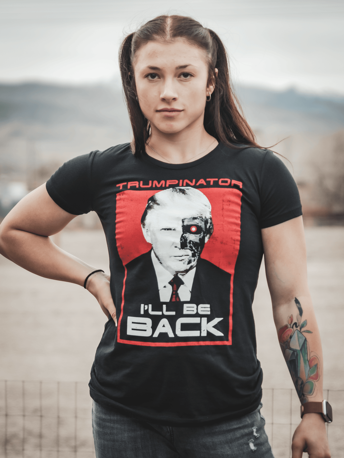 TRUMPINATOR Womens Tee - Lions Not Sheep ®