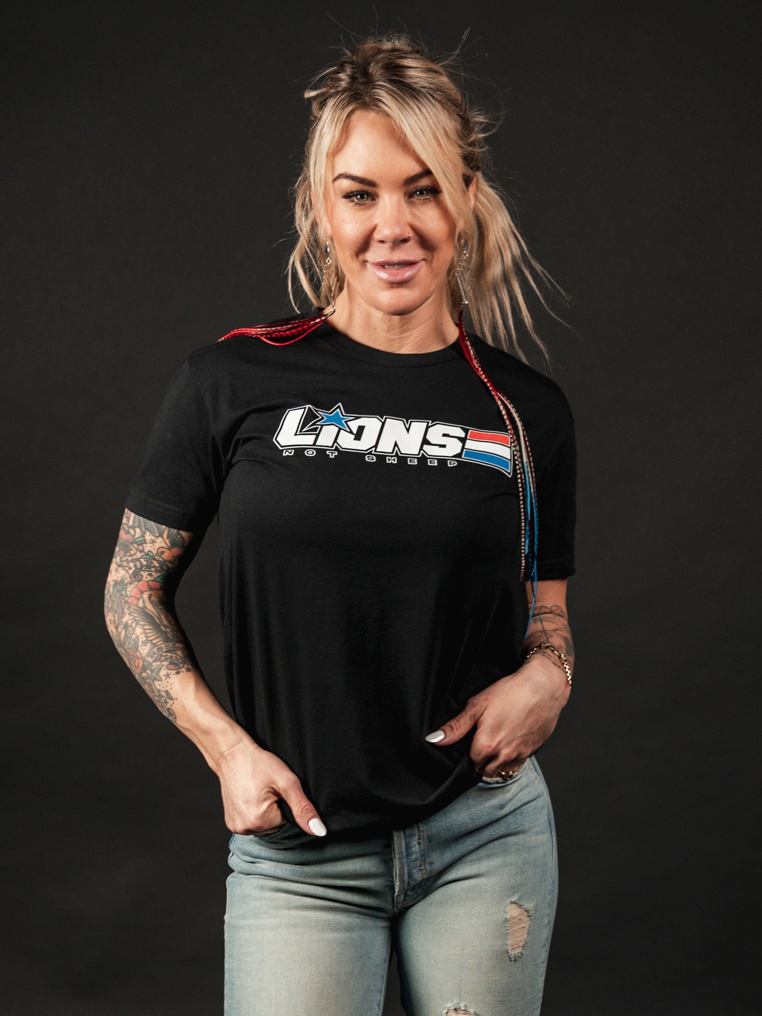 American Hero Tee (Midnight Edition) - Lions Not Sheep ®