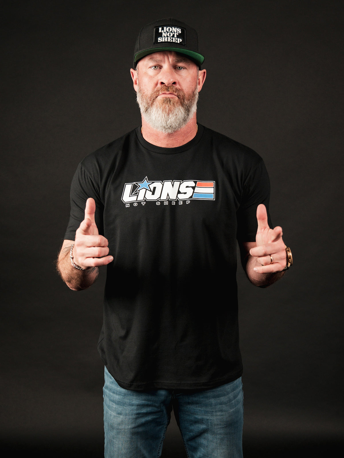 American Hero Tee (Midnight Edition) - Lions Not Sheep ®