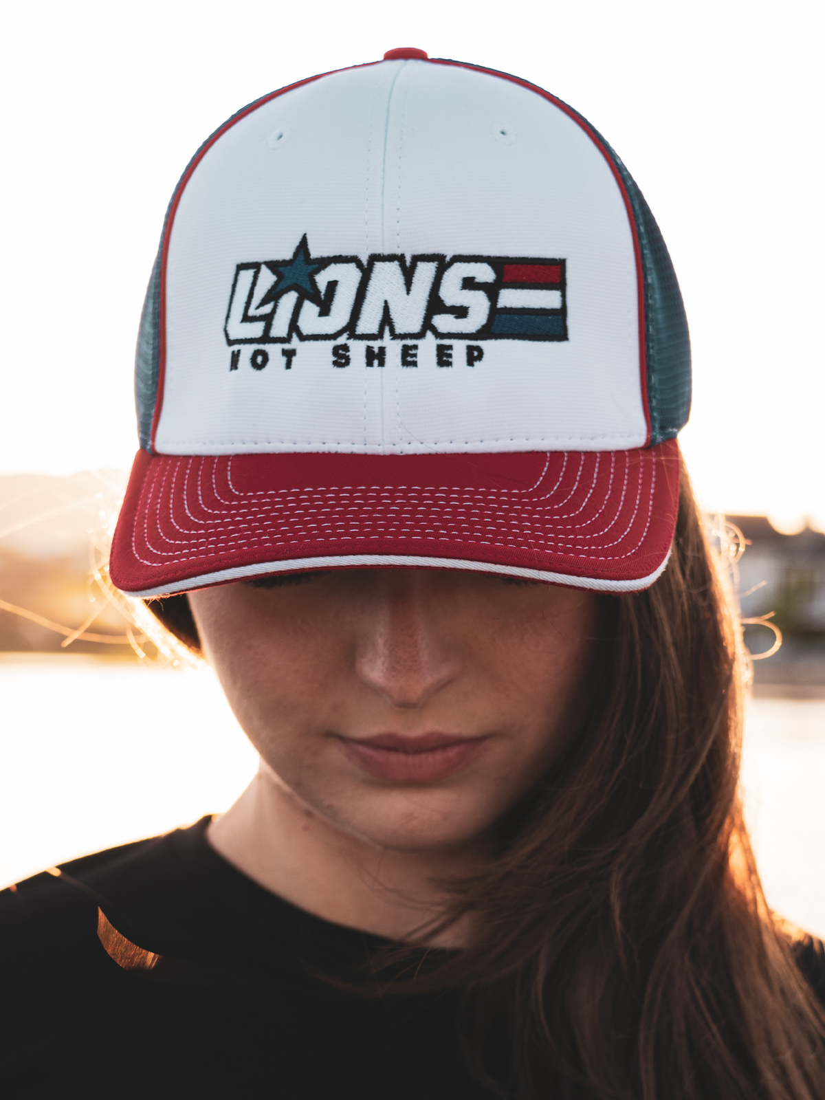 AMERICAN HERO Hat (Red/White/Blue) - Lions Not Sheep ®