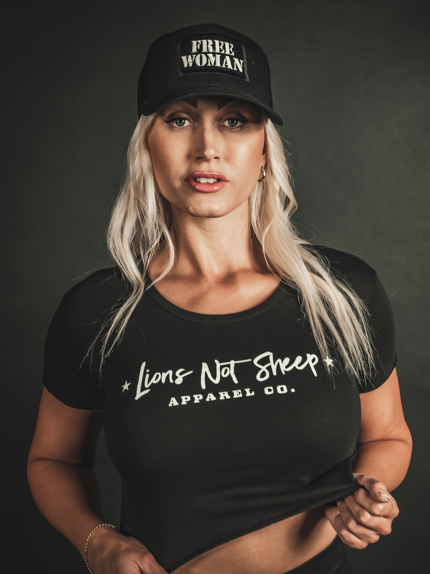 LIONS NOT SHEEP APPAREL CO. Womens Crop Top - Lions Not Sheep ®