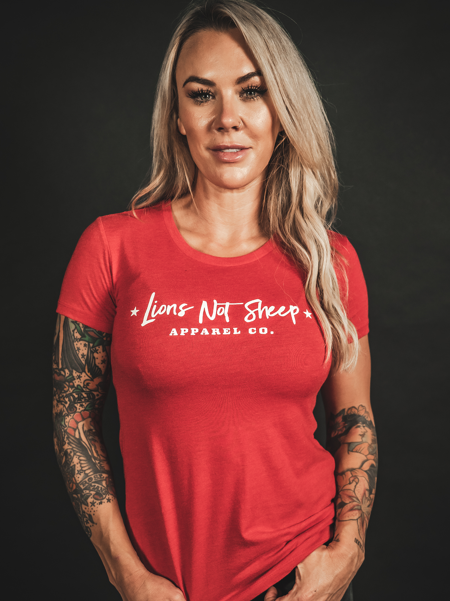 LIONS NOT SHEEP APPAREL CO. Womens Tee - Lions Not Sheep ®