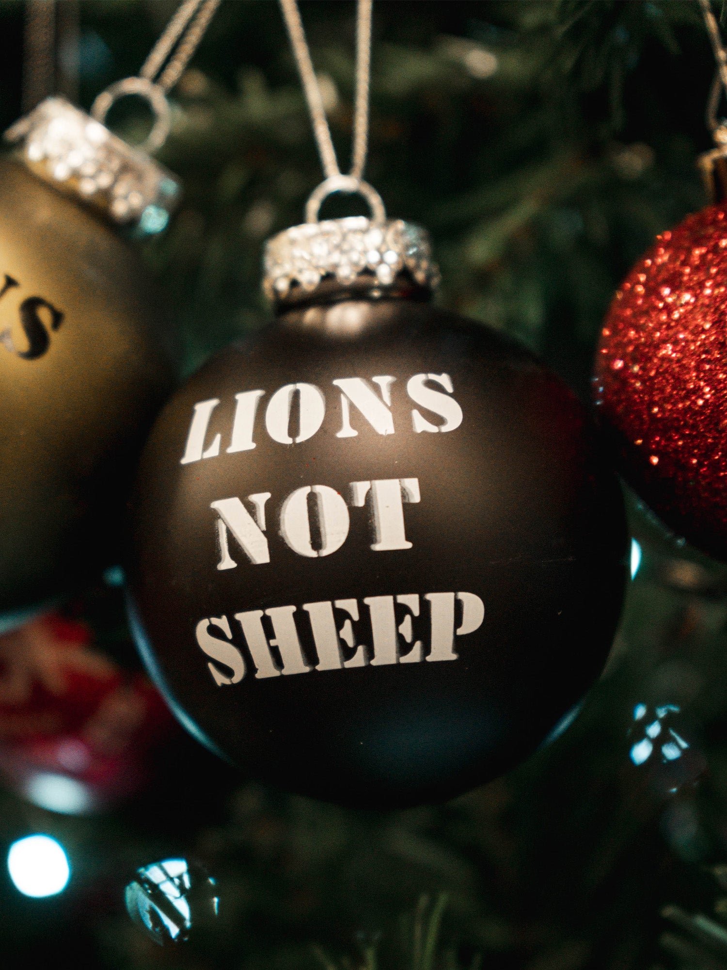 Lions Not Sheep OG Christmas Ornament - Lions Not Sheep ®