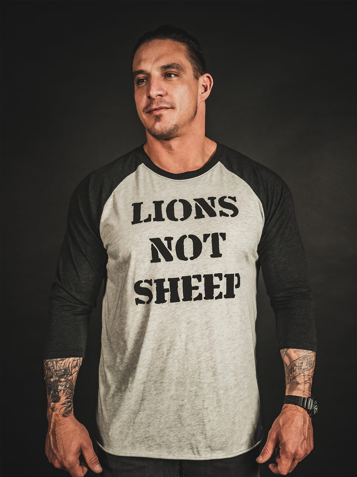 LIONS NOT SHEEP OG Baseball Tee - Lions Not Sheep ®