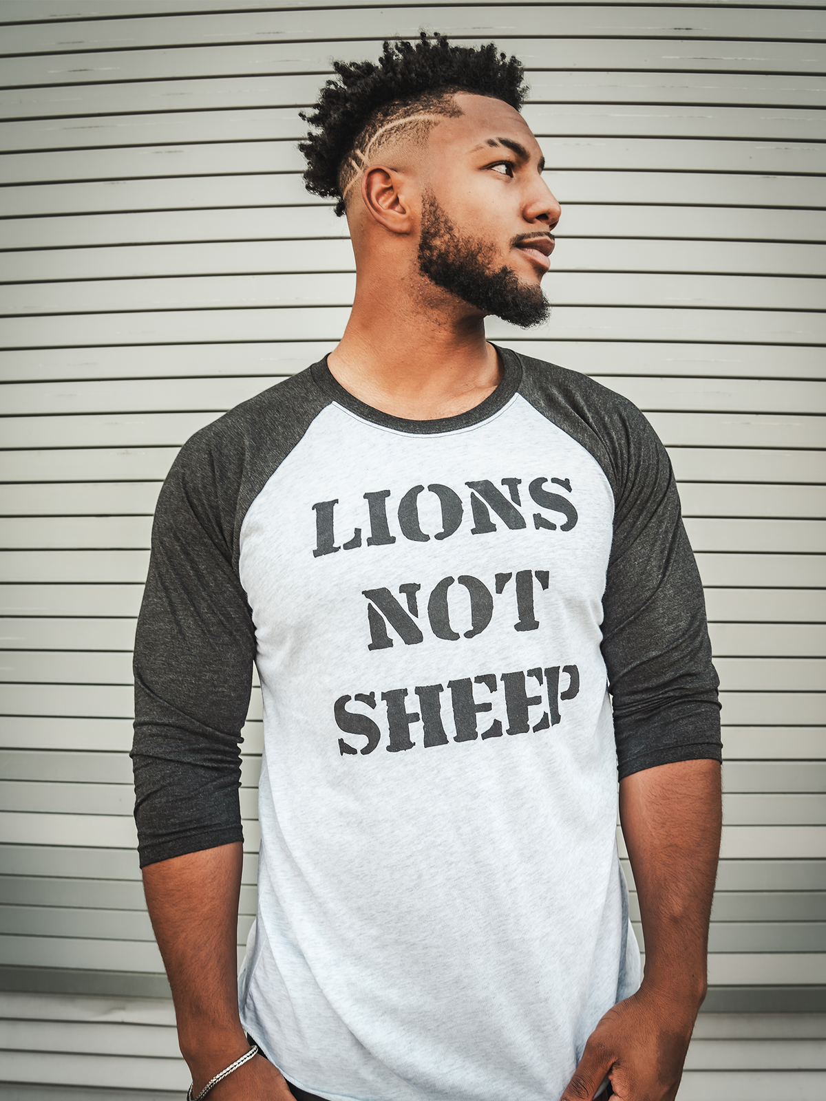 LIONS NOT SHEEP OG Baseball Tee - Lions Not Sheep ®