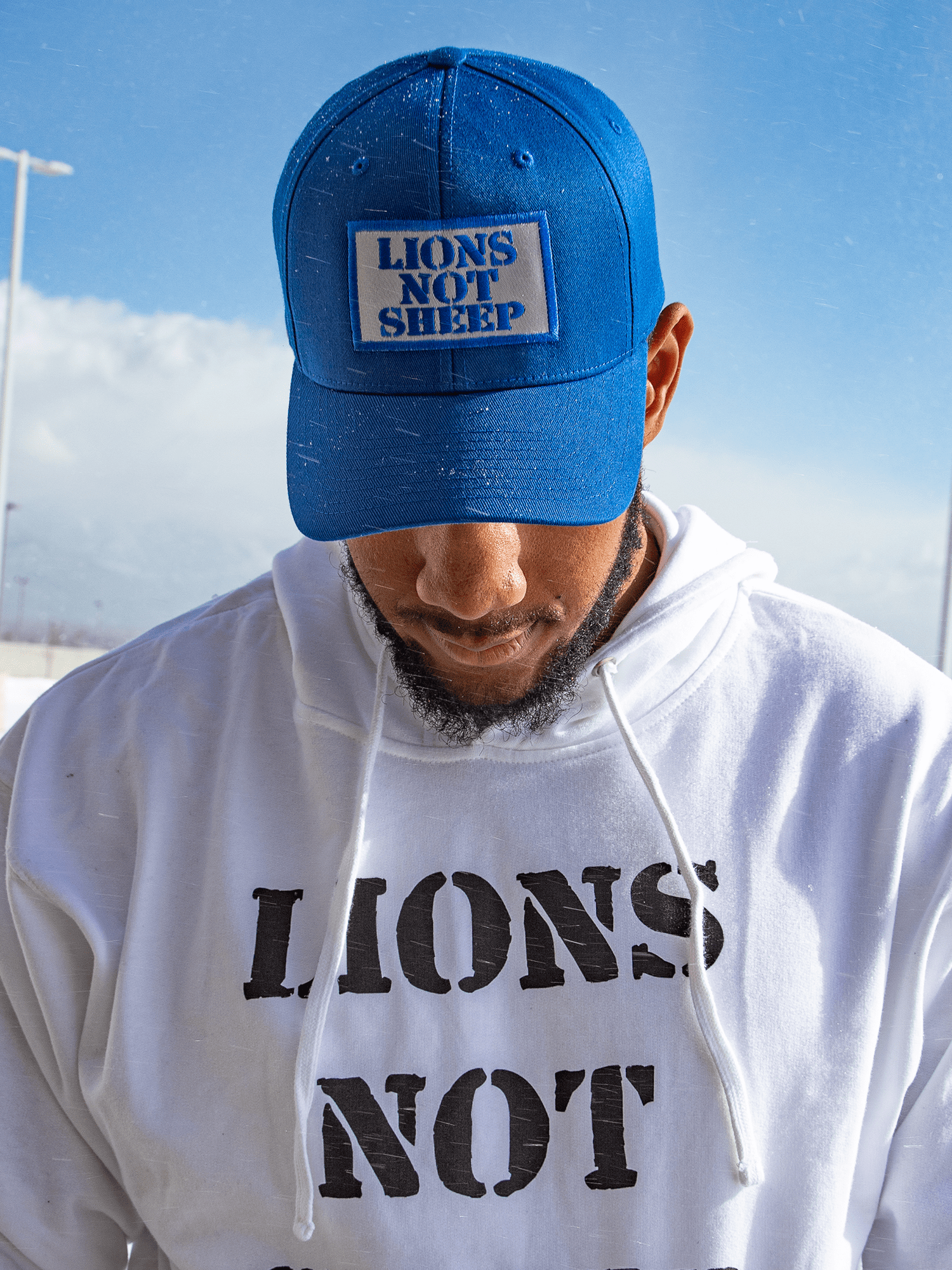 Lions Not Sheep OG Flexfit Hat (Patriot Blue) - Lions Not Sheep ®