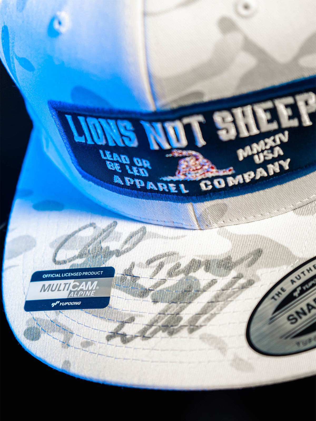 Lions Not Sheep x Chuck Liddell Hat (Signed) - Lions Not Sheep ®