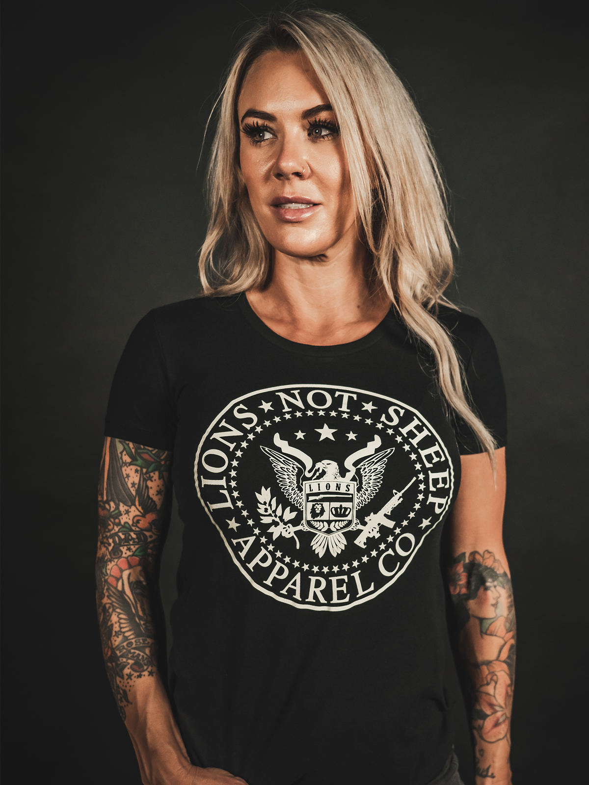 CREST SEAL Womens Tee - Lions Not Sheep ®