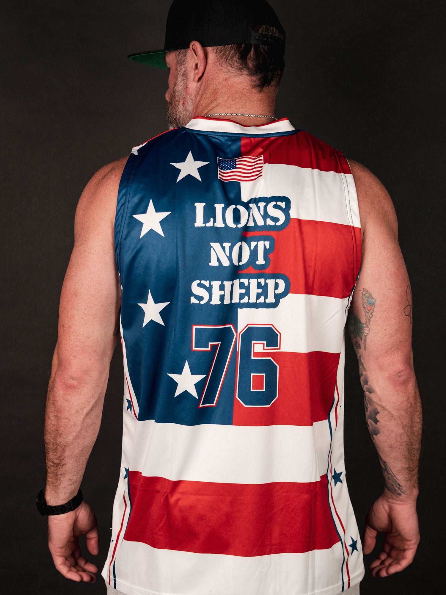 FREE MAN Basketball Jersey - Lions Not Sheep ®