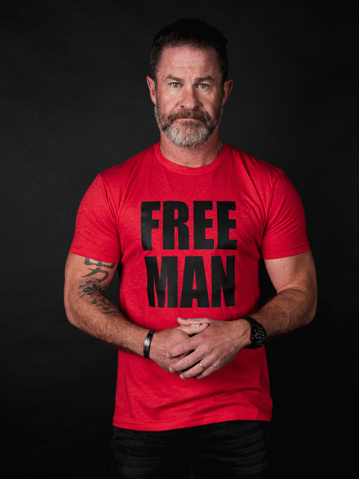 FREE MAN Tee (R.E.D Friday Edition) - Lions Not Sheep ®