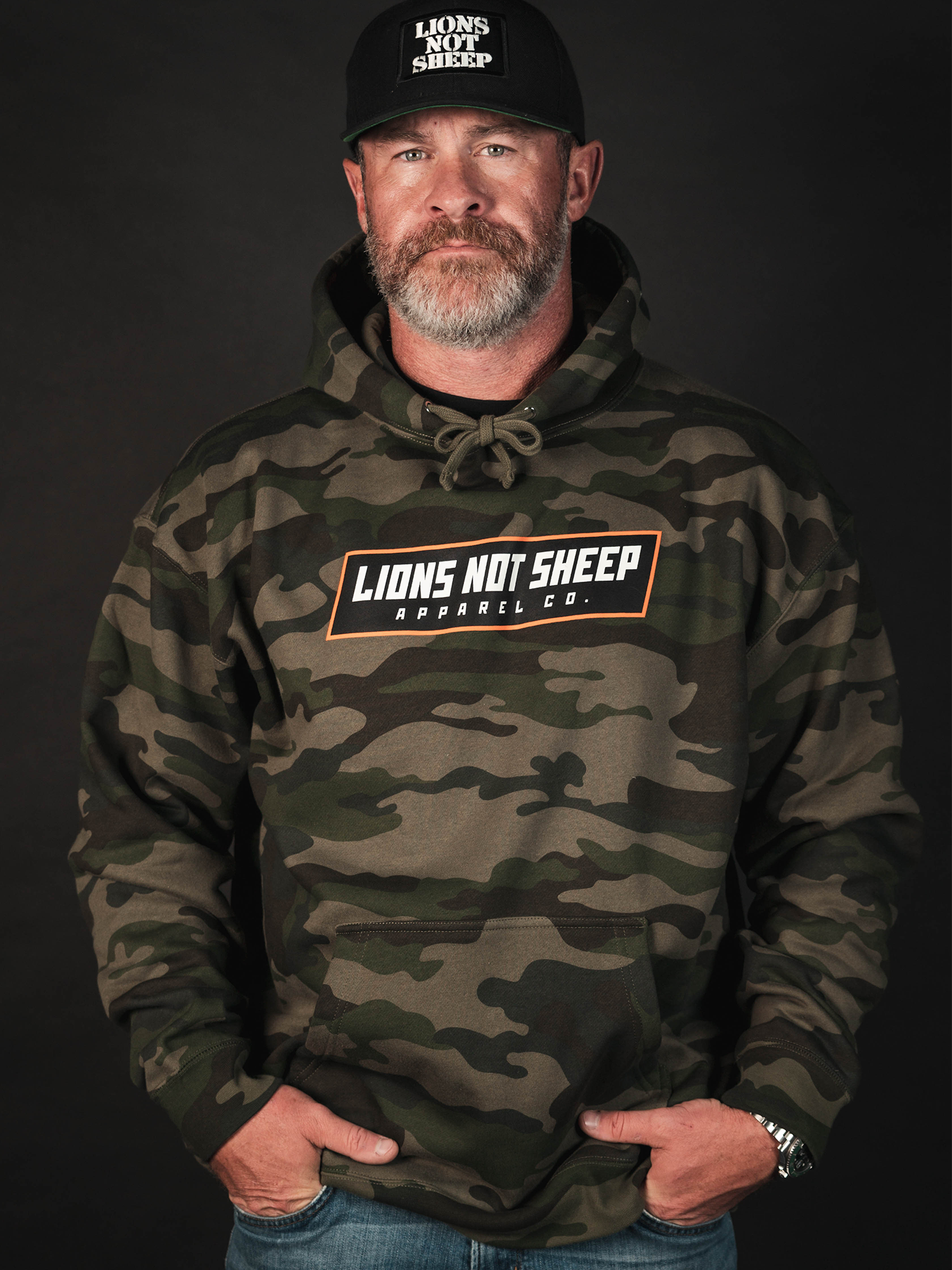 FRONTLINE Unisex Heavyweight Pullover Hoodie - Lions Not Sheep ®