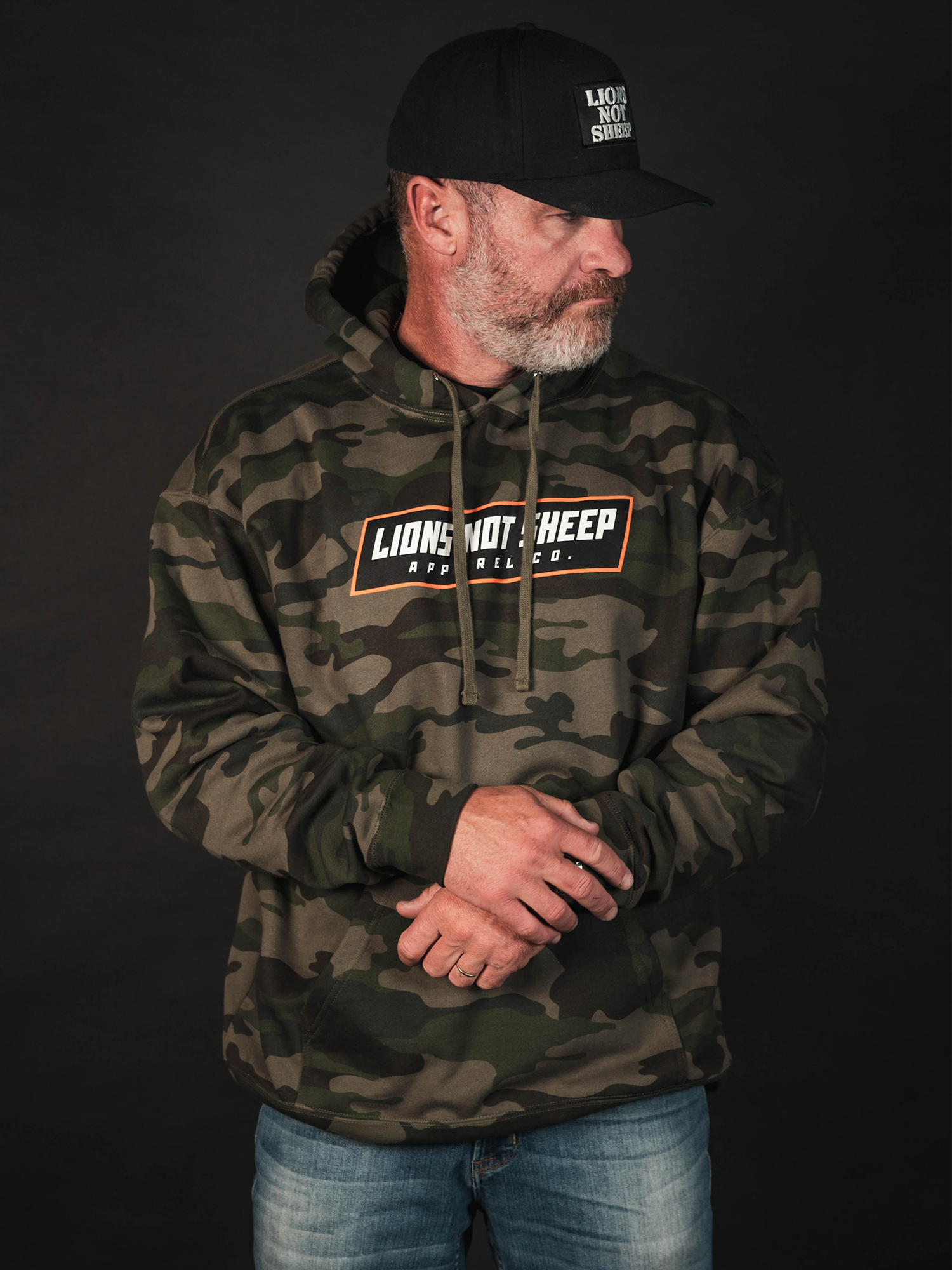 FRONTLINE Unisex Heavyweight Pullover Hoodie - Lions Not Sheep ®