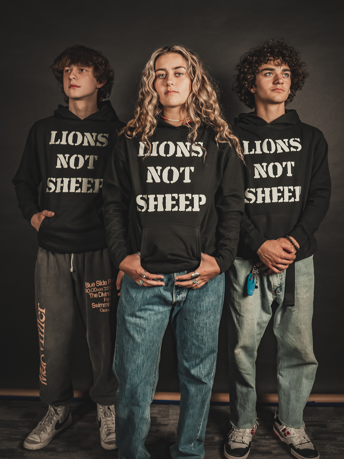 LIONS NOT SHEEP OG Youth Hoodie - Lions Not Sheep ®