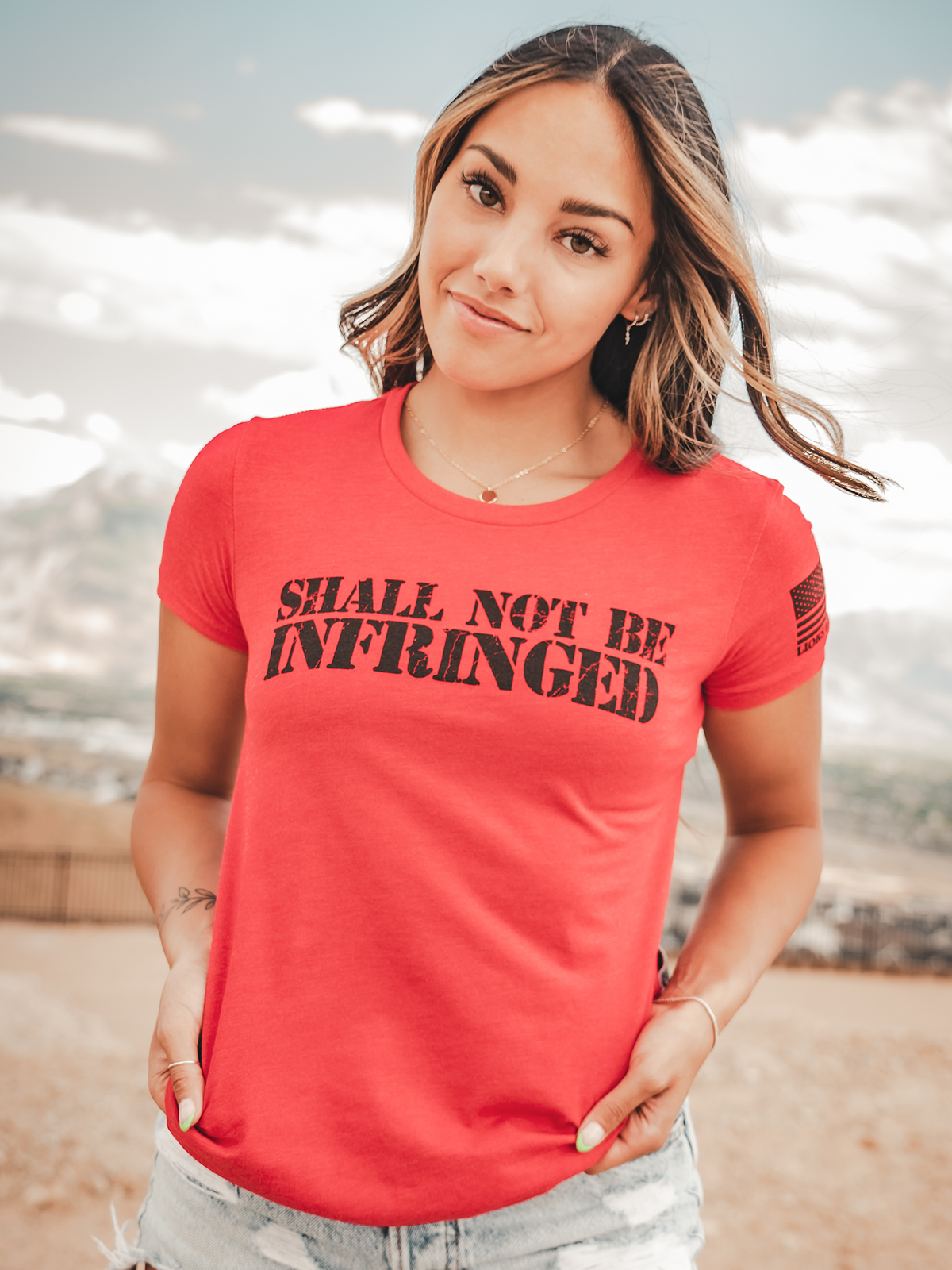 SHALL NOT BE INFRINGED Womens Tee - Lions Not Sheep ®