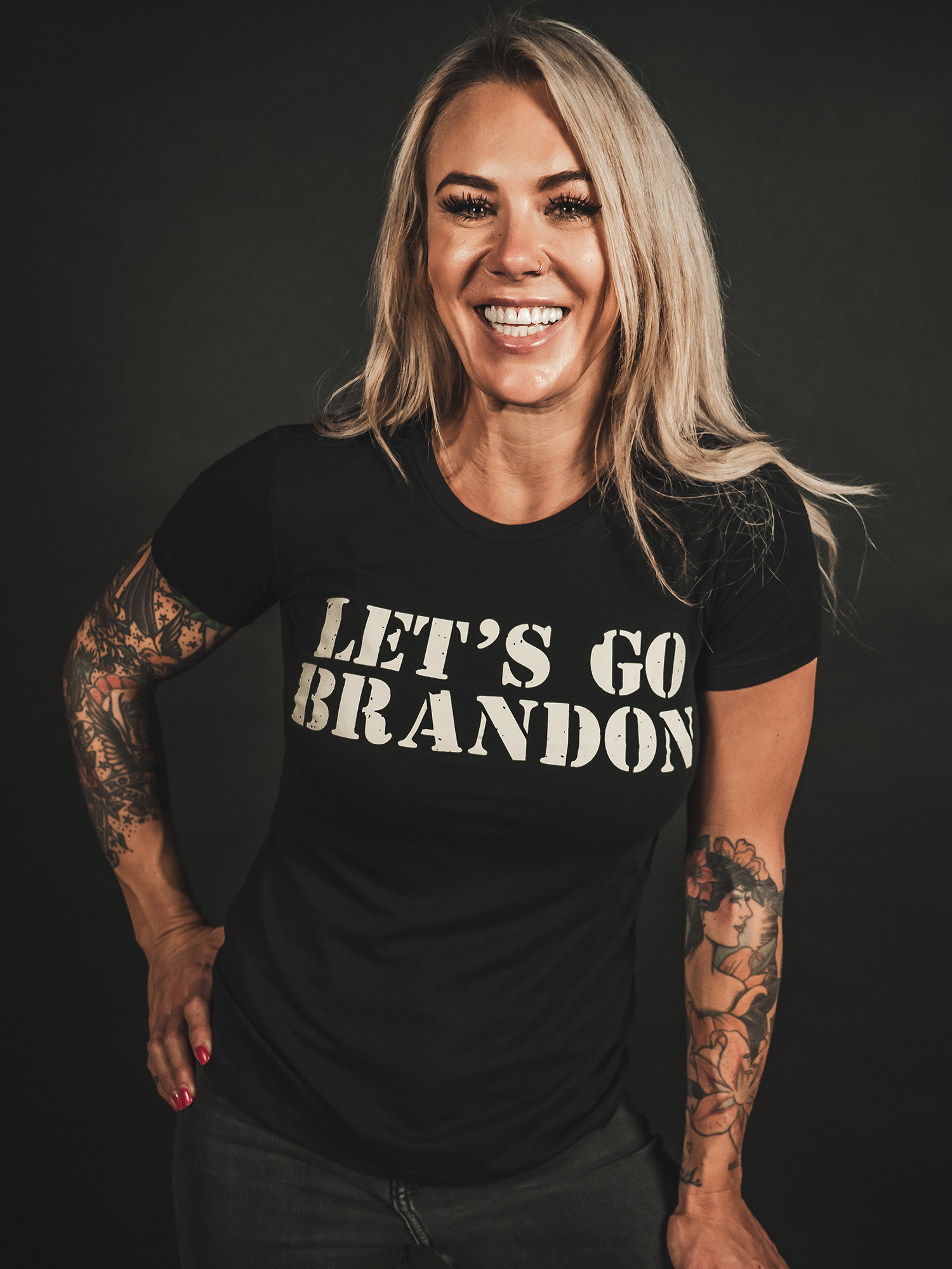 Let's Go Brandon Womens Tee - Lions Not Sheep ®